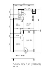 Blk 702 Bedok Reservoir Road (Bedok), HDB 3 Rooms #199638322